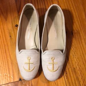 Stubbs And Wootton size 8 1/2 Anchor on linen